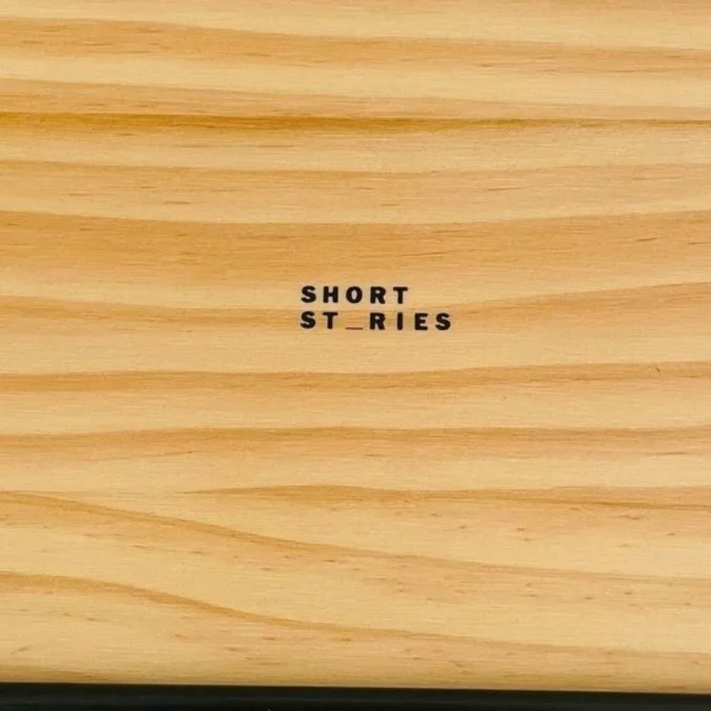 Short Stories Asymmetrical Wall Shelf w/Hardware to Hang Wood Floating